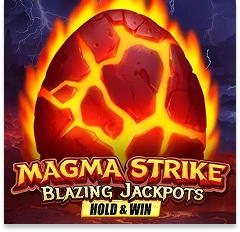 Magma Strike jackpot gokkast met lava-effecten bij B7 Casino